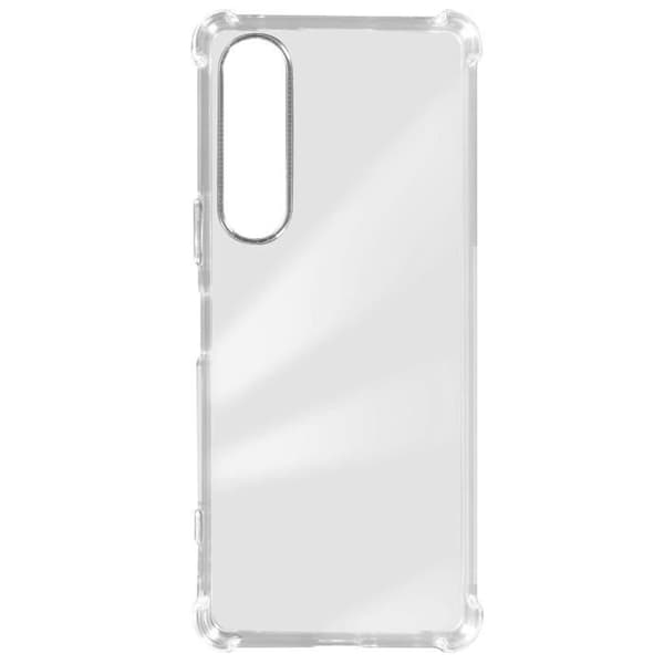 Fodral till Sony Xperia 1 V - AVIZAR - Classic Bump - Mjuk silikon - Transparenta stötsäkra hörn