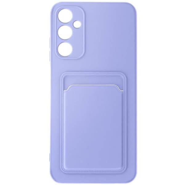 Fodral till Samsung Galaxy A05s - AVIZAR - Mjuk anti-fingeravtryck korthållare lavendel