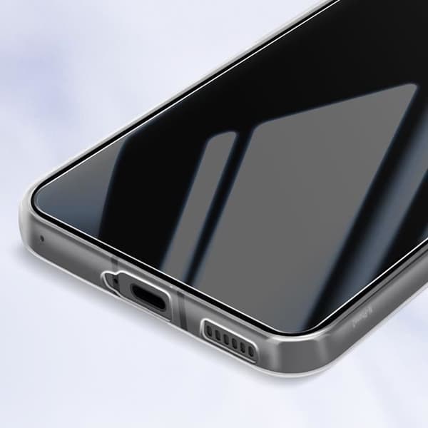 Fodral för Nothing Phone 2 Silikongel och härdat glas 9H Transparent