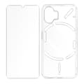 Miniatyrbild 2 av 4: Fodral för Nothing Phone 2 Silikongel och härdat glas 9H Transparent