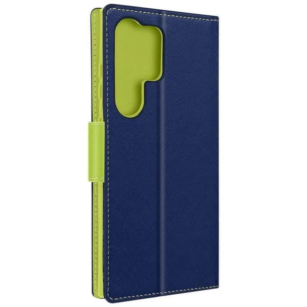 AVIZAR Fodral till Samsung Galaxy S24 Ultra - Flip Wallet Video Support - Midnight Blue