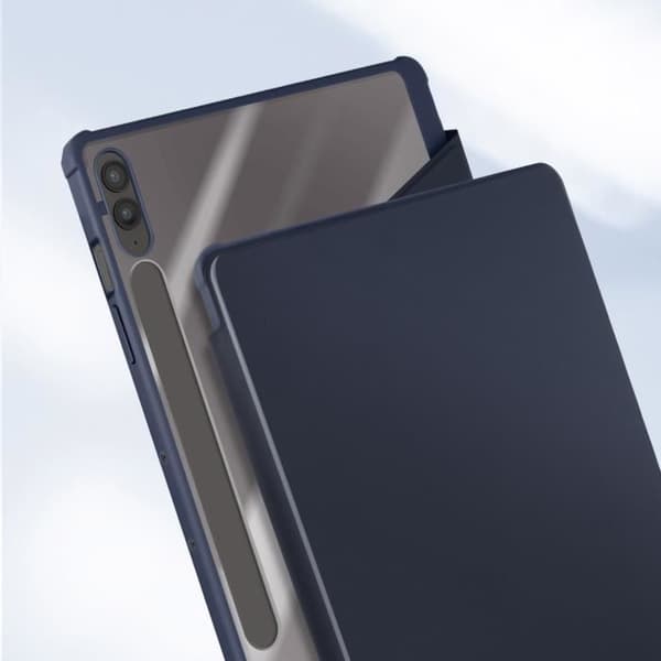 Skal till Samsung Galaxy Tab S9 FE Plus - AVIZAR - 360° roterande stativ - midnattsblå