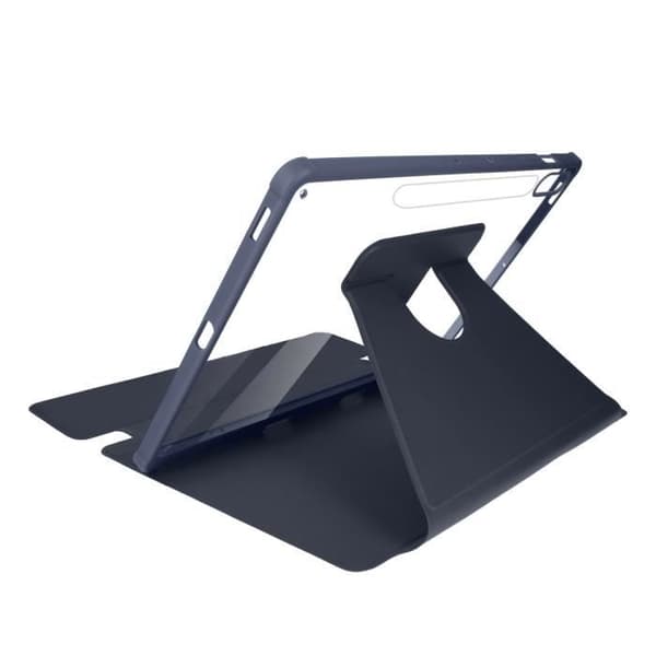 Skal till Samsung Galaxy Tab S9 FE Plus - AVIZAR - 360° roterande stativ - midnattsblå