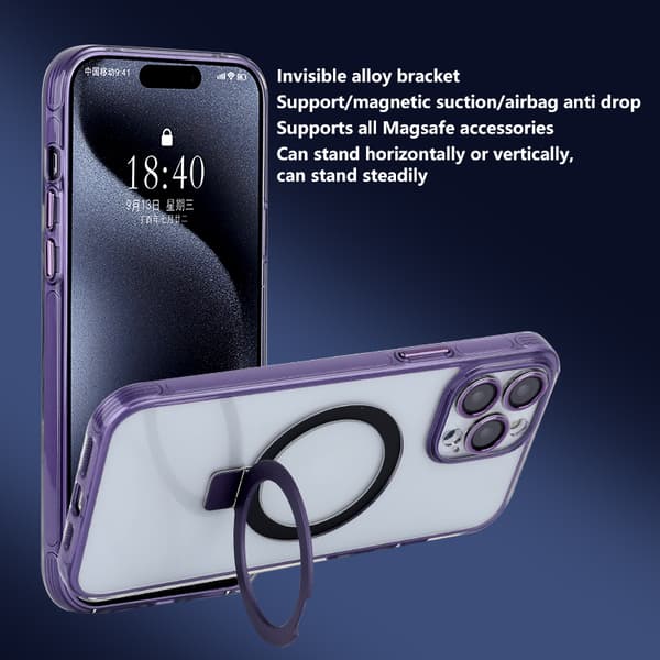 INF Støtsikkert mobildeksel med stativ for iPhone iPhone 14 Pro Max