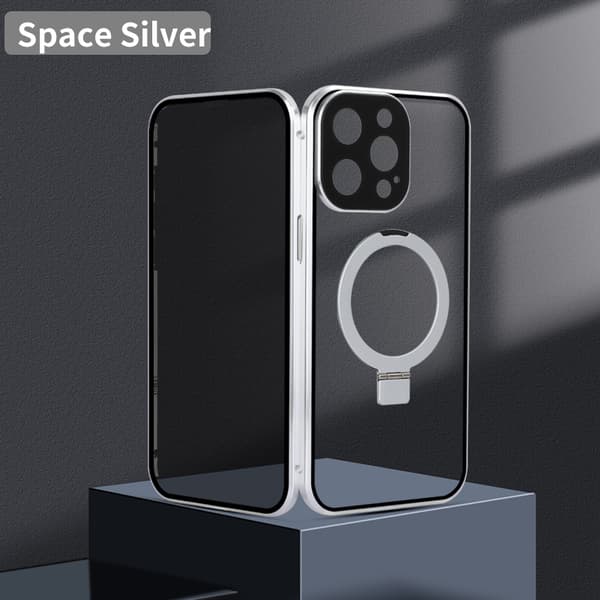 INF Magneettinen suojakotelo jalustalla iPhonelle iPhone 15 Pro