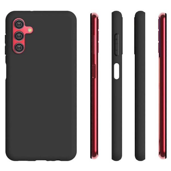 Silikon skal svart Samsung Galaxy A35