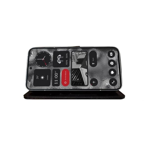 Lommebokdeksel 3-kort Nothing Phone 2a - Sort