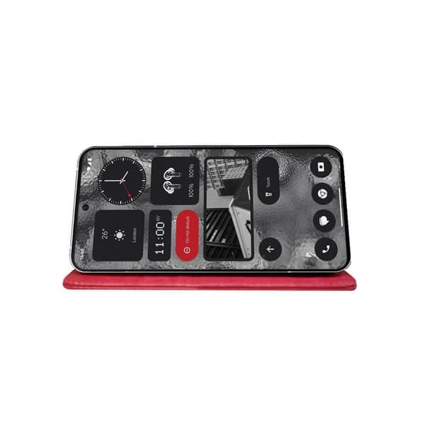 Wallet cover 3-kort Nothing Phone 2a - Lyserød