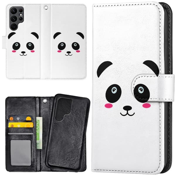 Samsung Galaxy S24 Ultra - Mobilcover/Etui Cover Panda