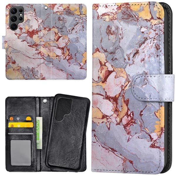Samsung Galaxy S24 Ultra - Mobilcover/Etui Cover Marmor