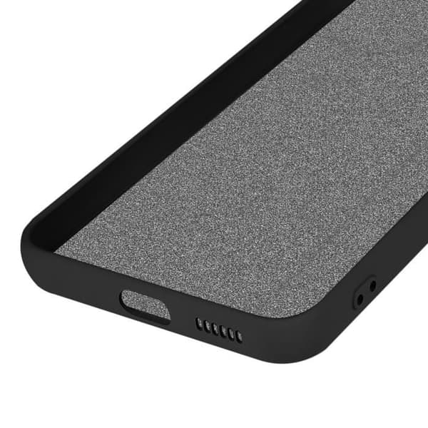 Fodral för Samsung Galaxy S23 FE Ring Support Flexibel Silikon Svart