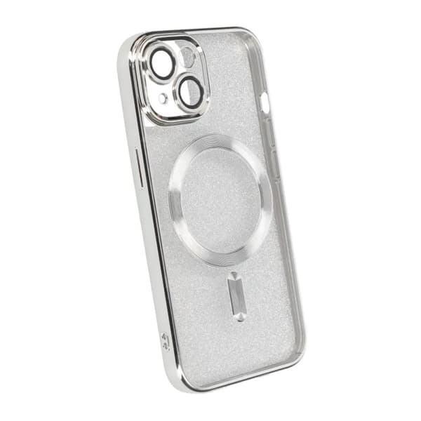 Luxury Mobilskal med Magsafe iPhone 13 - Silver