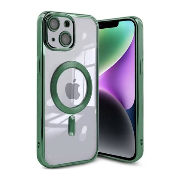 Luxury Mobilskal med Magsafe iPhone 13 - Militärgrön