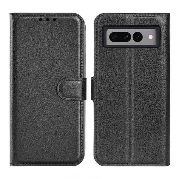Google Pixel 7A Plånboksfodral med Stativ - Svart