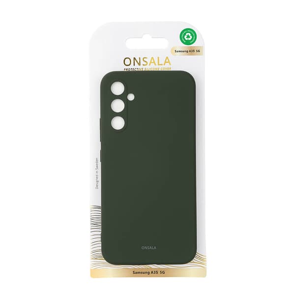 Cover Silikone Feel Olive Green - Samsung A35 5G