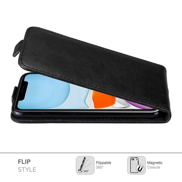 Deksel til iPhone 11 Flip Etui med magnetisk lukking