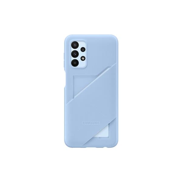 Fodral - SAMSUNG - Galaxy A23 - Mjuk - Blå - Integrerad korthållare