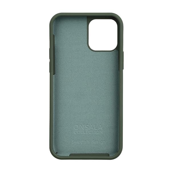 Mobilskal med Silikonkänsla Olive Green -  iPhone 12/12 Pro