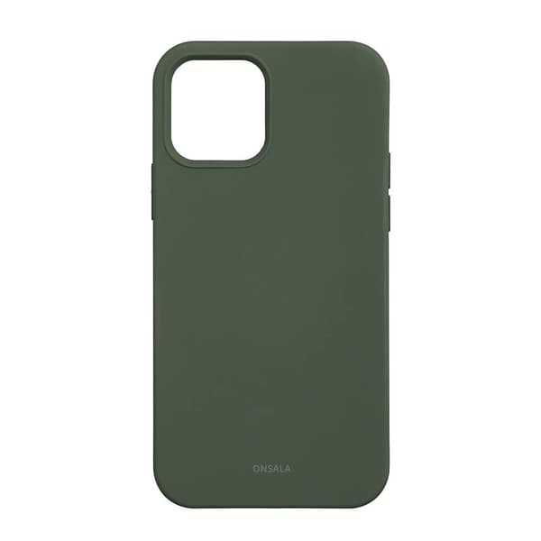 Mobilskal med Silikonkänsla Olive Green -  iPhone 12/12 Pro