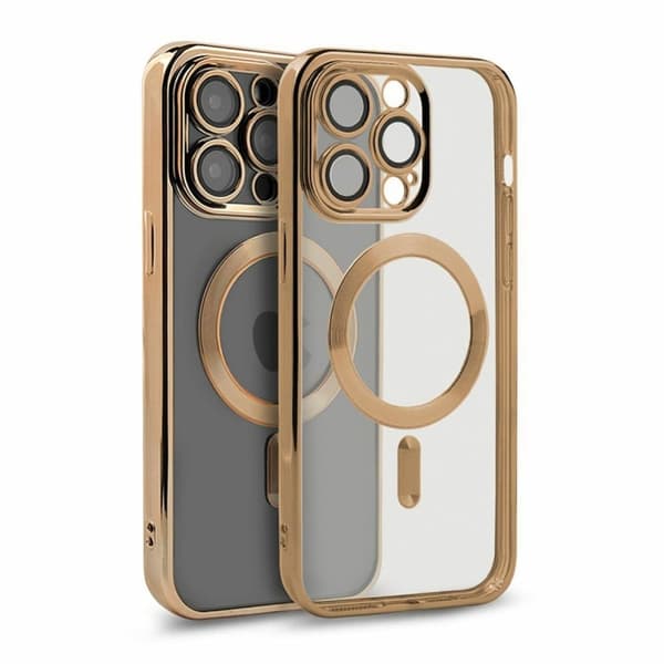 Luxury Mobilskal med Magsafe iPhone 14 Pro Max - Guld