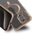 Miniatyrbild 2 av 5: Luxury Mobilskal med Magsafe iPhone 15 Pro - Guld