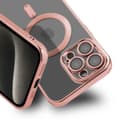Miniatyrbild 2 av 5: Luxury Mobilskal med Magsafe iPhone 15 Pro - Rosa