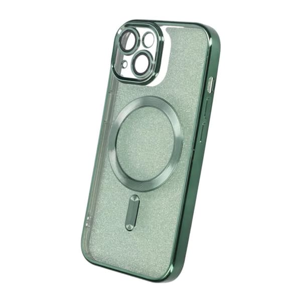 Luxury Mobilskal med Magsafe iPhone 14 - Militärgrön