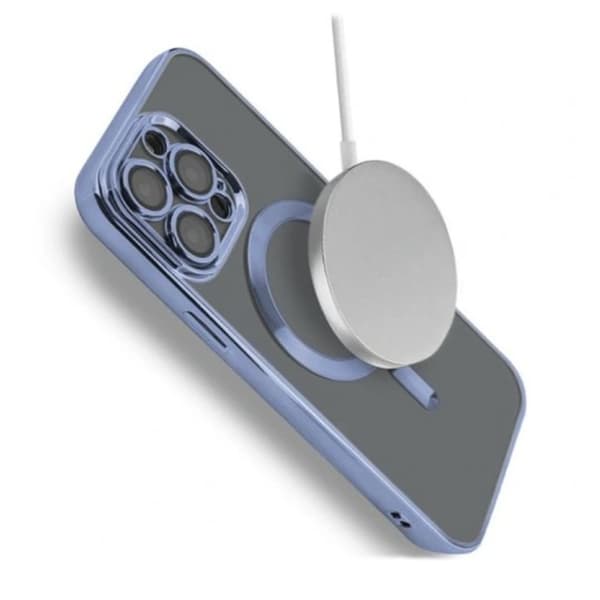 Luxury Mobilskal med Magsafe iPhone 14 Pro Max - Blå