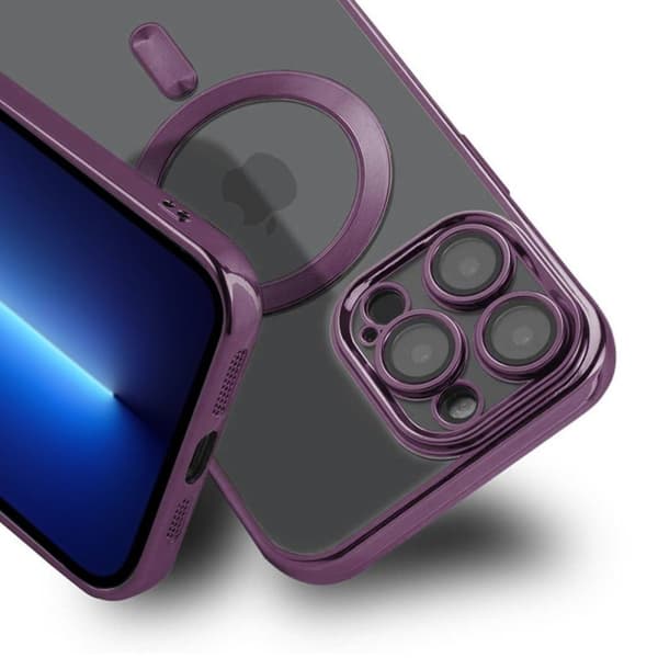 Luxury Mobilskal med Magsafe iPhone 13 Pro Max - Lila