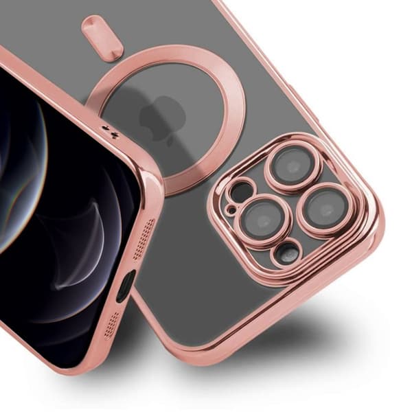 Luxury Mobilskal med Magsafe iPhone 12 Pro - Rosa