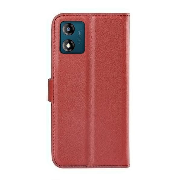 Motorola Moto E13 Plånboksfodral med Stativ - Brun