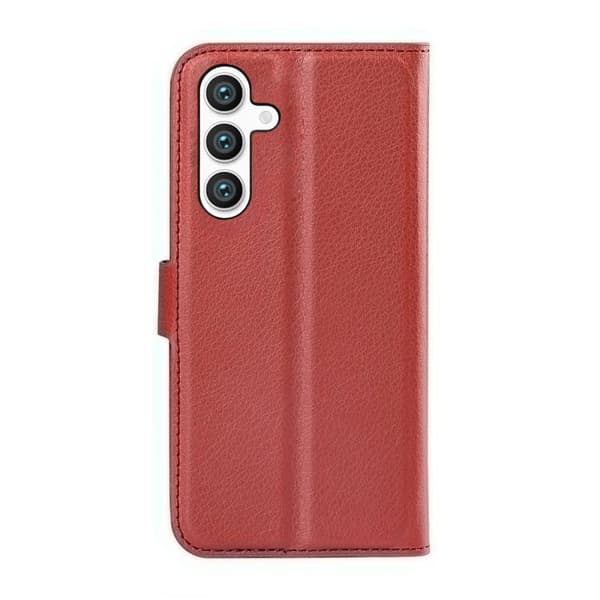 Samsung Galaxy S24 Plånboksfodral med Stativ - Brun