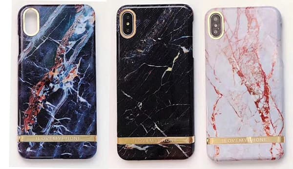 I.L.M.P. iPhone 6s Plus Skal Marmor Svart