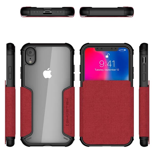 Exec 3 Apple iPhone Xr -kuori, punainen