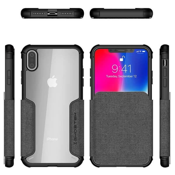 Exec 3 Apple iPhone Xs Max etui, gr?