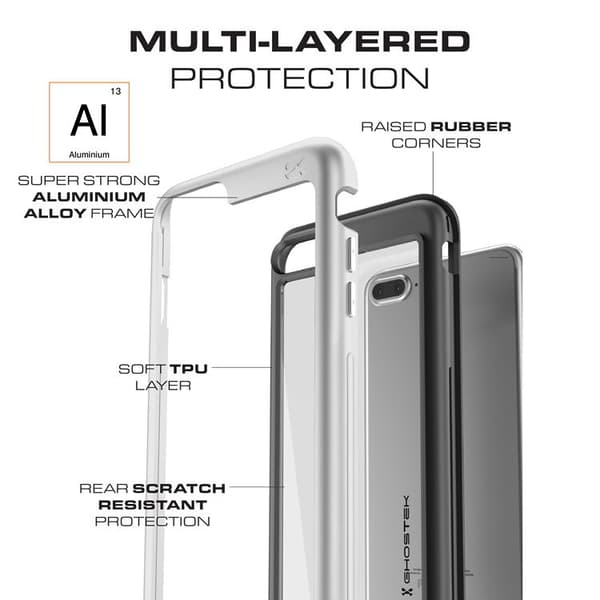 Atomic Slim Apple iPhone 7 Plus 8 Plus kotelo hopea