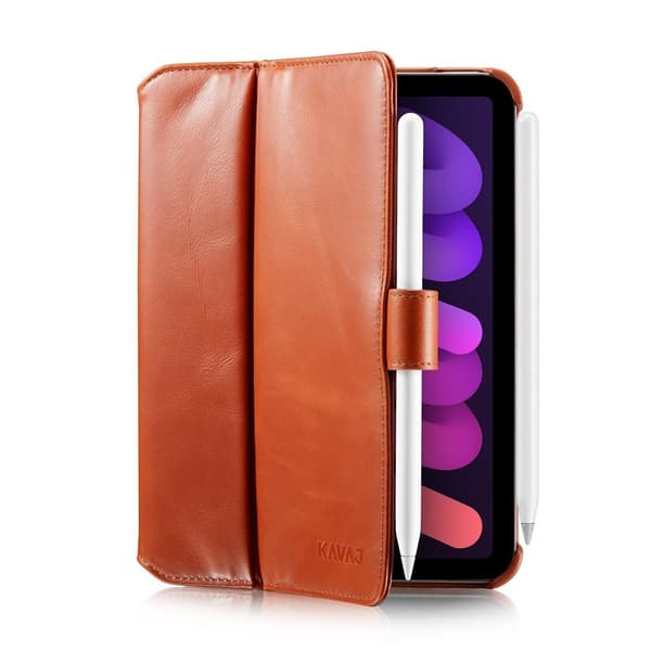 KAVAJ iPad mini (gen 6)/iPad mini (A17 Pro) Etui London Brun