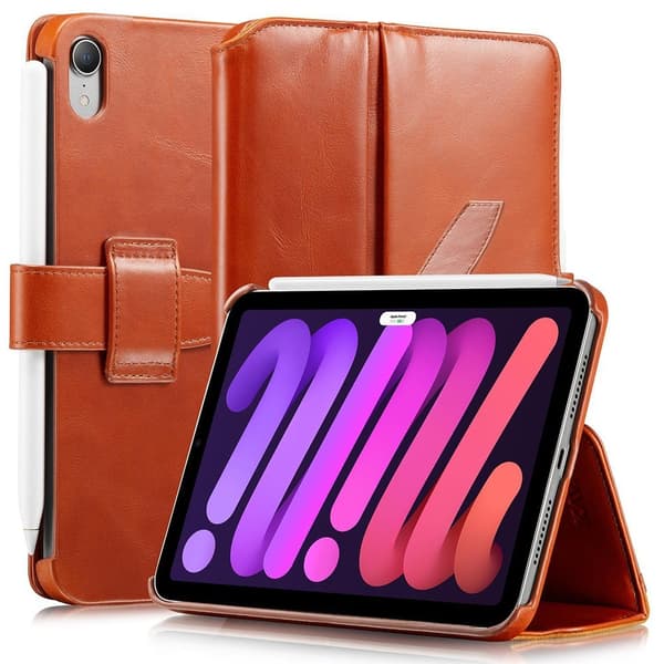 KAVAJ iPad mini (gen 6)/iPad mini (A17 Pro) Etui London Brun