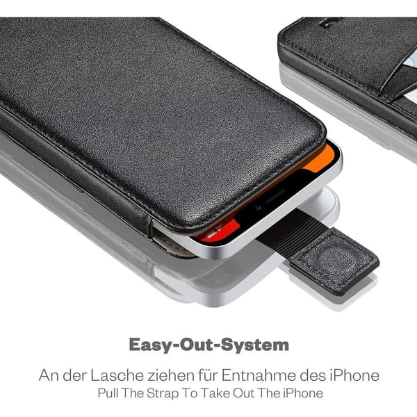 KAVAJ iPhone 12 Mini Kotelo Miami Musta