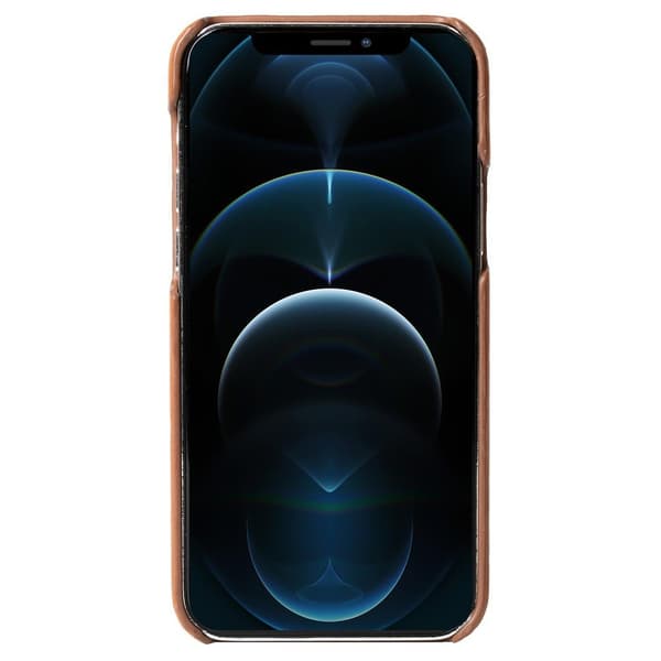 KAVAJ iPhone 12/iPhone 12 Pro Kuori Boston Ruskea