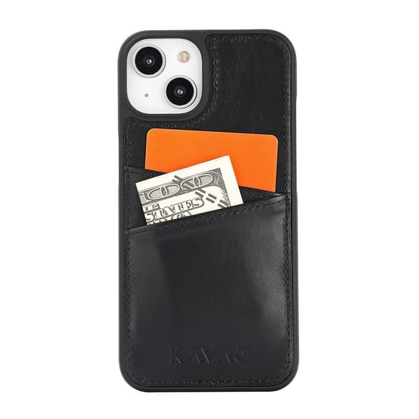 KAVAJ iPhone 14 Plus Kuori Chicago Musta