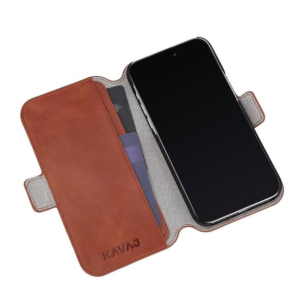 KAVAJ iPhone 14 Pro Etui Phoenix Brun
