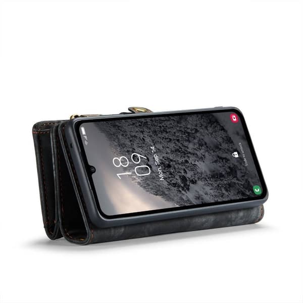 CaseMe mobilfodral 008 8-kort Samsung Galaxy A55 - Svart/grå