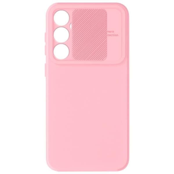 Fodral för Samsung Galaxy S23 FE Silikon Skjutkamera Skal Rosa