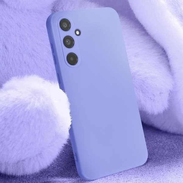 Fodral till Samsung Galaxy A55 - AVIZAR - Halvstyv Soft-touch Anti-fingeravtryck Lila