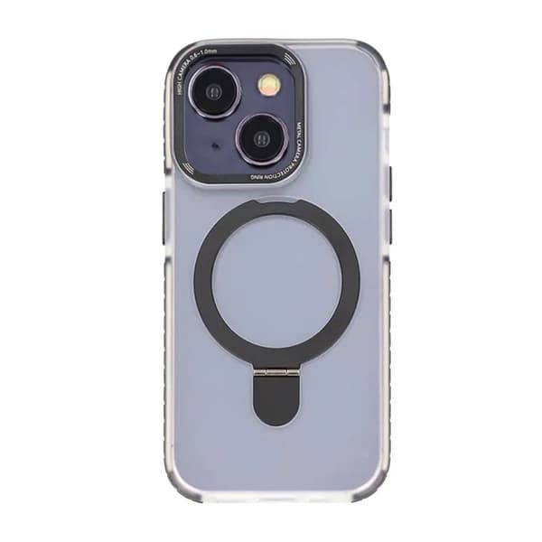 iPhone 15 Mobilskal med Magsafe och Stativ - Svart