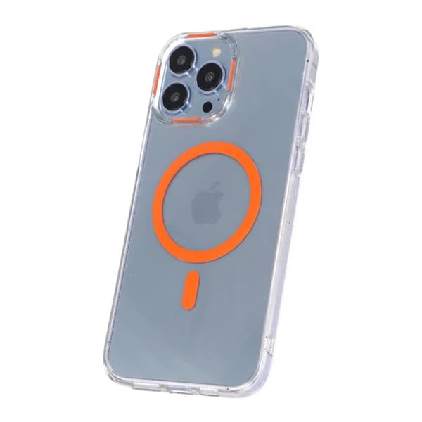 iPhone 15 Pro Max Stöttålig Mobilskal med Magsafe - Orange
