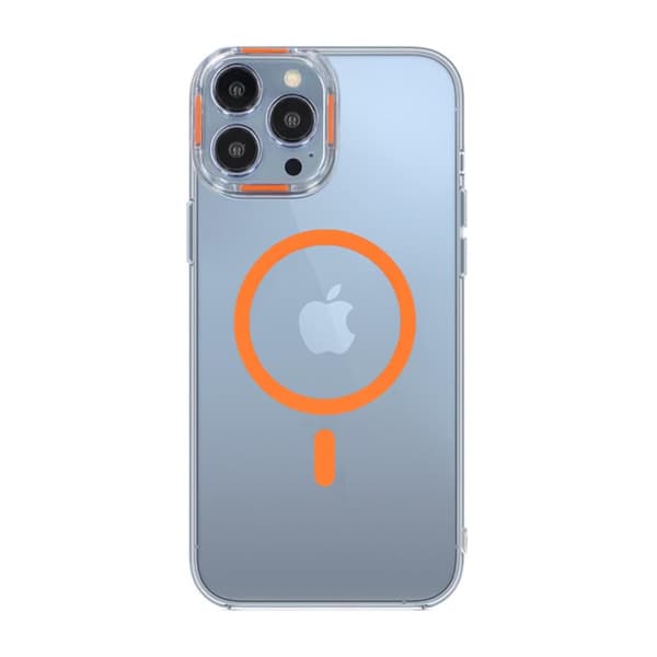 iPhone 15 Pro Max Stöttålig Mobilskal med Magsafe - Orange