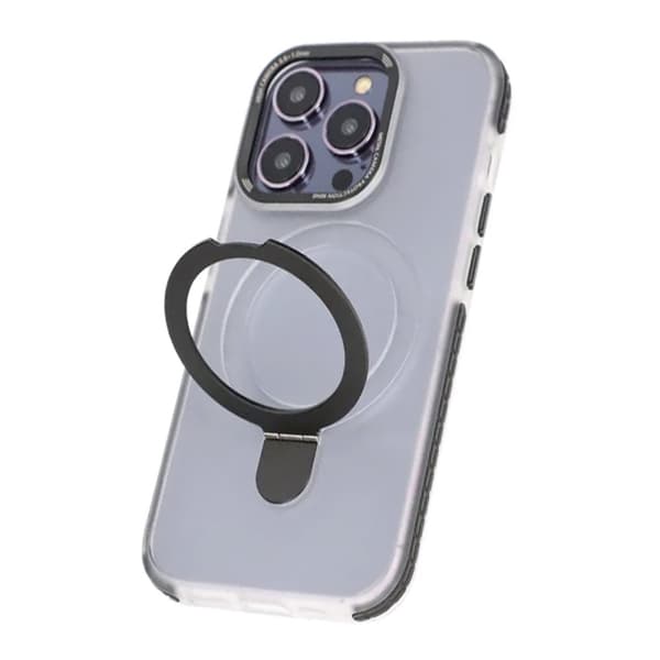 iPhone 14 Pro Mobilskal med Magsafe och Stativ - Svart