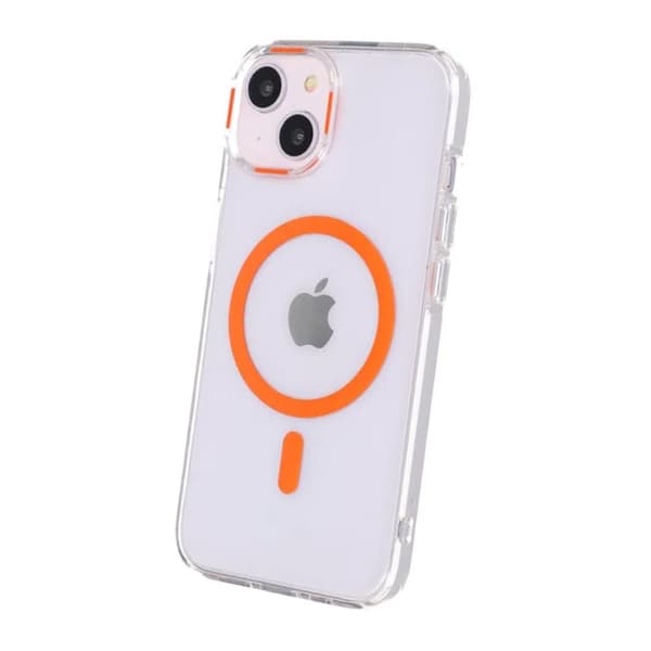 iPhone 13/14 Stöttålig Mobilskal med Magsafe - Orange